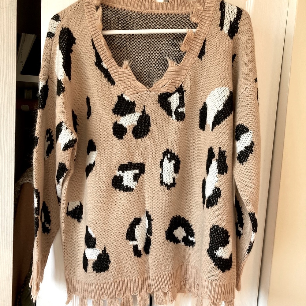 OversiZed leopard sweater